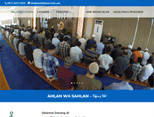 Tablet Screenshot of masjidjabalarafah.com